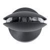 GLOBOSTAR® ZERODA 60597 Μοντέρνο Φωτιστικό Τοίχου - Απλίκα LED 9W 1035lm 3°/360° AC 220-240V Αδιάβροχο IP65 Θερμό Λευκό 2700K - CREE XPE Chip & TÜV SÜD Driver - Γκρι Ανθρακί Ματ - Μ11 x Π10 x Υ16cm - 5 Χρόνια Εγγύηση