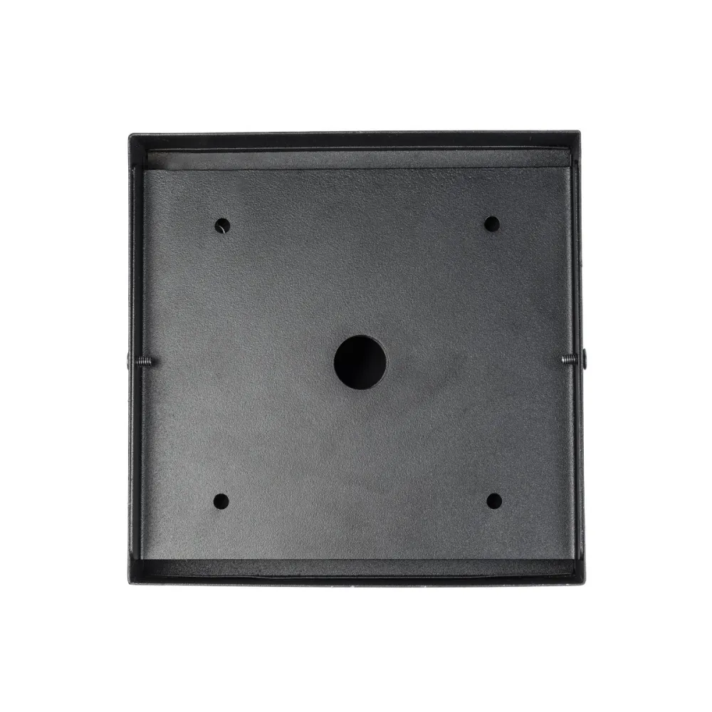 GLOBOSTAR® MAGMA 60626 Μοντέρνο Φωτιστικό Οροφής με Ντουί 1 x GU10 AC 220-240V IP20 - Μαύρο - Μ15 x Π15 x Υ13cm