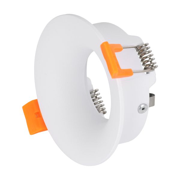 GLOBOSTAR® OMICRON 60632 Χωνευτή Βάση για Σποτ MR16 με Ντουί GU10/GU5.3 IP20 - Λευκό - Μ8.5 x Π8.5 x Υ3cm / Q7.1cm