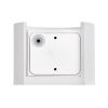 GLOBOSTAR® AXIS-R 60635 Μοντέρνο Φωτιστικό Τοίχου - Απλίκα LED 10W 1150lm 5°/60° AC 220-240V Αδιάβροχο IP65 Θερμό Λευκό 2700K - Bridgelux COB Chip & TÜV SÜD Driver - Λευκό Ματ - Μ10 x Π10 x Υ10cm - 5 Χρόνια Εγγύηση