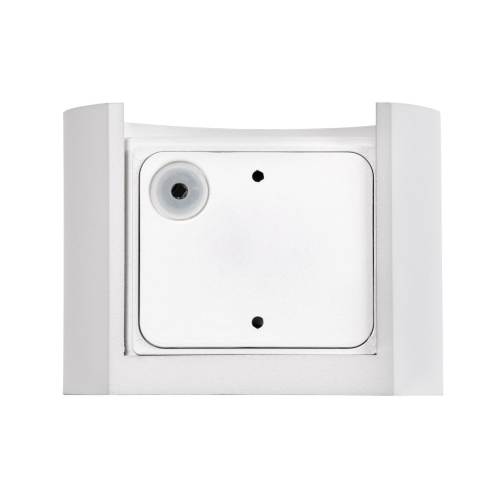 GLOBOSTAR® AXIS-R 60638 Μοντέρνο Φωτιστικό Τοίχου - Απλίκα LED 10W 1200lm 5°/60° AC 220-240V Αδιάβροχο IP65 Φυσικό Λευκό 4500K - Bridgelux COB Chip & TÜV SÜD Driver - Λευκό Ματ - Μ10 x Π10 x Υ10cm - 5 Χρόνια Εγγύηση