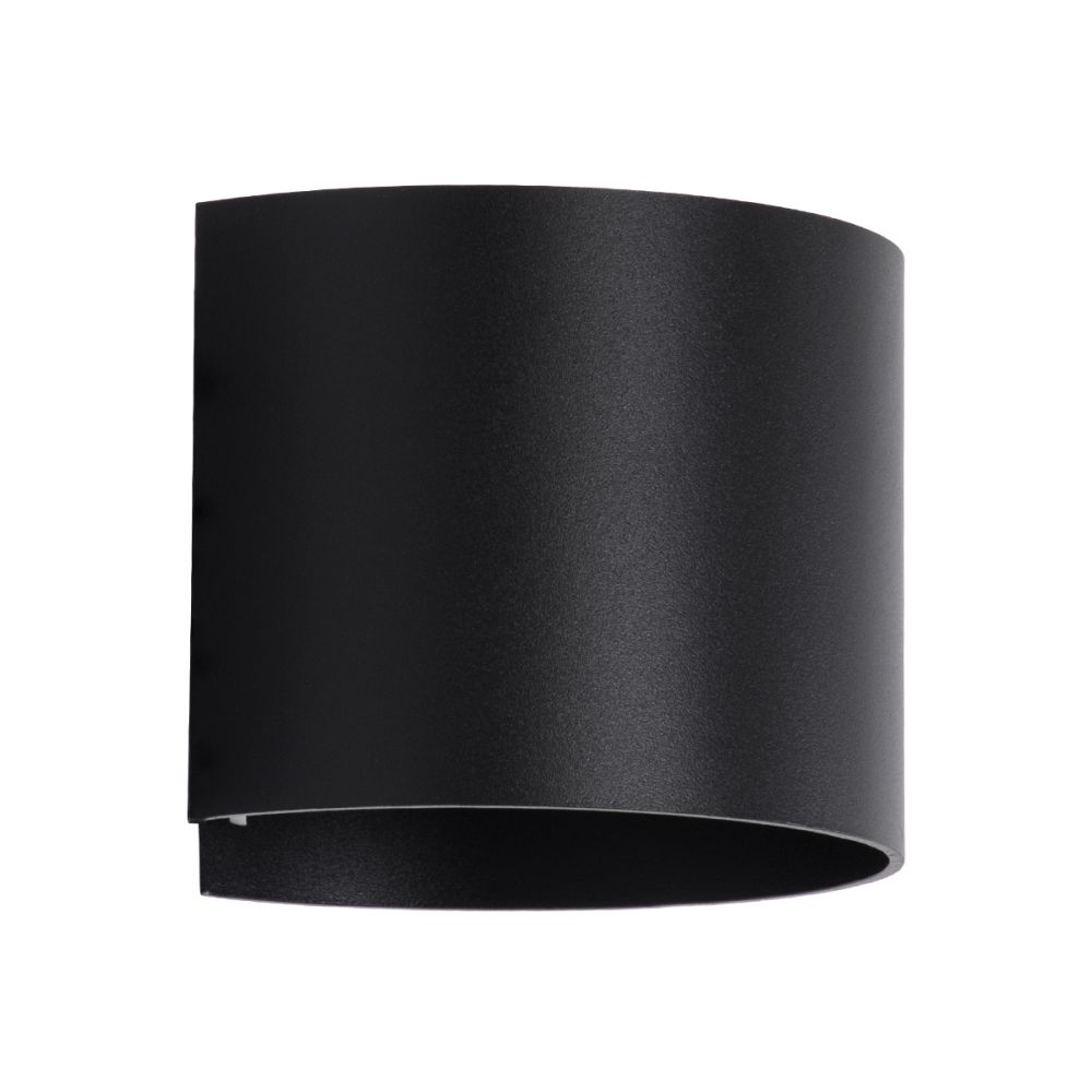 GLOBOSTAR® AXIS-R 60640 Μοντέρνο Φωτιστικό Τοίχου - Απλίκα LED 10W 1200lm 5°/60° AC 220-240V Αδιάβροχο IP65 Φυσικό Λευκό 4500K - Bridgelux COB Chip & TÜV SÜD Driver - Μαύρο Ματ - Μ10 x Π10 x Υ10cm - 5 Χρόνια Εγγύηση