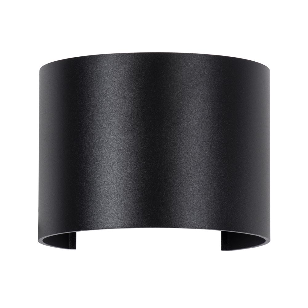 GLOBOSTAR® AXIS-R 60643 Μοντέρνο Φωτιστικό Τοίχου - Απλίκα LED 10W 1250lm 5°/60° AC 220-240V Αδιάβροχο IP65 Ψυχρό Λευκό 6000K - Bridgelux COB Chip & TÜV SÜD Driver - Μαύρο Ματ - Μ10 x Π10 x Υ10cm - 5 Χρόνια Εγγύηση
