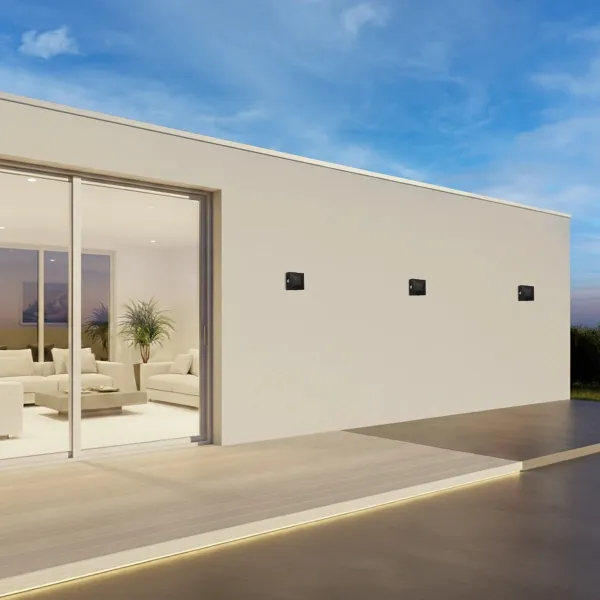 kelvo® ARKOS KLV-101-0110 Μοντέρνο Φωτιστικό Τοίχου - Απλίκα LED 8W 840lm 15° AC 220-240V Αδιάβροχο IP65 Θερμό Λευκό 2700K - CREE SMD Chip & TÜV SÜD Driver - Μαύρο Ματ - Μ14 x Π5.5 x Υ14cm - 5 Χρόνια Εγγύηση