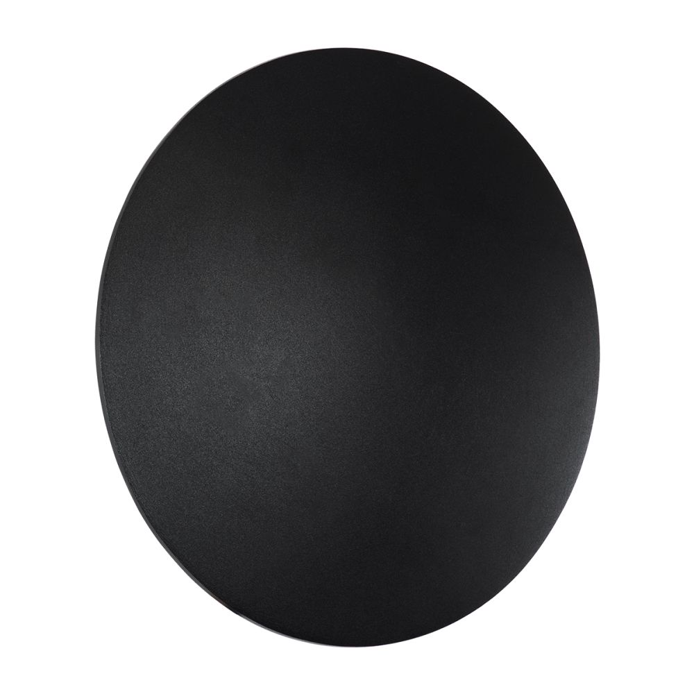 GLOBOSTAR® HELIO-R 60661 Μοντέρνο Φωτιστικό Τοίχου - Απλίκα LED 12W 1380lm 120° AC 220-240V Αδιάβροχο IP65 Θερμό Λευκό 2700K - Lumileds SMD Chip & TÜV SÜD Driver - Μαύρο Ματ - Μ26 x Π26 x Υ5cm - 5 Χρόνια Εγγύηση