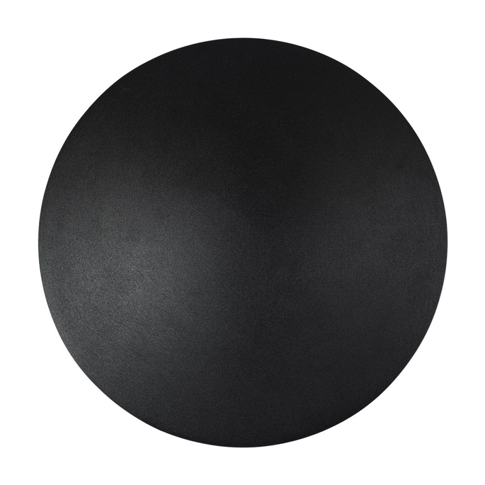 GLOBOSTAR® HELIO-R 60661 Μοντέρνο Φωτιστικό Τοίχου - Απλίκα LED 12W 1380lm 120° AC 220-240V Αδιάβροχο IP65 Θερμό Λευκό 2700K - Lumileds SMD Chip & TÜV SÜD Driver - Μαύρο Ματ - Μ26 x Π26 x Υ5cm - 5 Χρόνια Εγγύηση