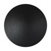 GLOBOSTAR® HELIO-R 60661 Μοντέρνο Φωτιστικό Τοίχου - Απλίκα LED 12W 1380lm 120° AC 220-240V Αδιάβροχο IP65 Θερμό Λευκό 2700K - Lumileds SMD Chip & TÜV SÜD Driver - Μαύρο Ματ - Μ26 x Π26 x Υ5cm - 5 Χρόνια Εγγύηση