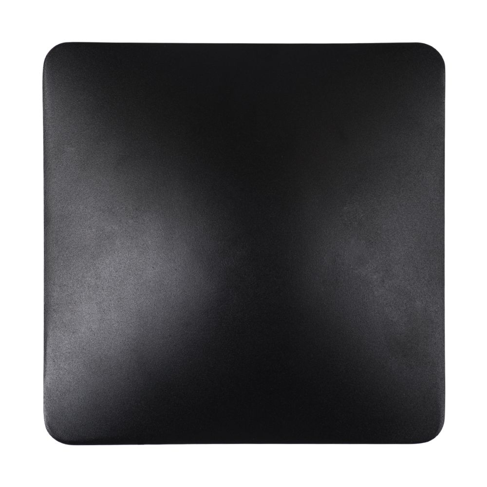 GLOBOSTAR® HELIO-S 60664 Μοντέρνο Φωτιστικό Τοίχου - Απλίκα LED 12W 1380lm 120° AC 220-240V Αδιάβροχο IP65 Θερμό Λευκό 2700K - Lumileds SMD Chip & TÜV SÜD Driver - Μαύρο Ματ - Μ26 x Π5 x Υ26cm - 5 Χρόνια Εγγύηση