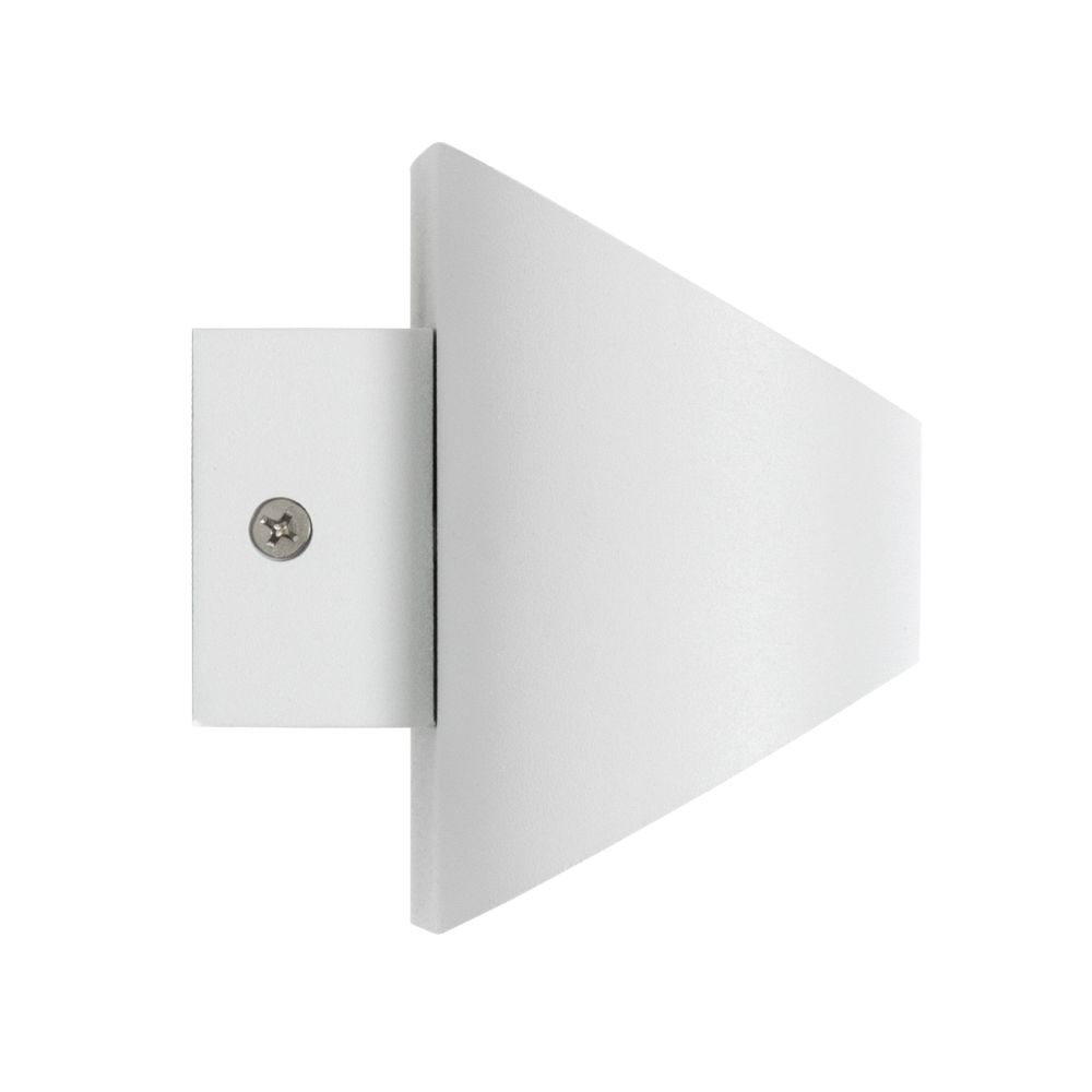 GLOBOSTAR® EDEN 60665 Μοντέρνο Φωτιστικό Τοίχου - Απλίκα LED 10W 1000lm 60° AC 220-240V IP20 Φυσικό Λευκό 4500K - Bridgelux COB Chip & TÜV SÜD Driver - Λευκό Ματ - Μ16 x Π10.5 x Υ9cm - 3 Χρόνια Εγγύηση