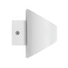 GLOBOSTAR® EDEN 60665 Μοντέρνο Φωτιστικό Τοίχου - Απλίκα LED 10W 1000lm 60° AC 220-240V IP20 Φυσικό Λευκό 4500K - Bridgelux COB Chip & TÜV SÜD Driver - Λευκό Ματ - Μ16 x Π10.5 x Υ9cm - 3 Χρόνια Εγγύηση