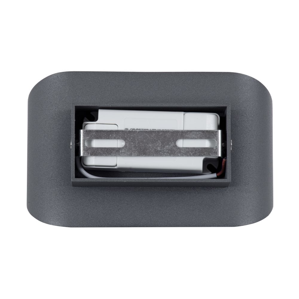 GLOBOSTAR® EDEN 60667 Μοντέρνο Φωτιστικό Τοίχου - Απλίκα LED 10W 1000lm 60° AC 220-240V IP20 Φυσικό Λευκό 4500K - Bridgelux COB Chip & TÜV SÜD Driver - Γκρι Ανθρακί Ματ - Μ16 x Π10.5 x Υ9cm - 3 Χρόνια Εγγύηση
