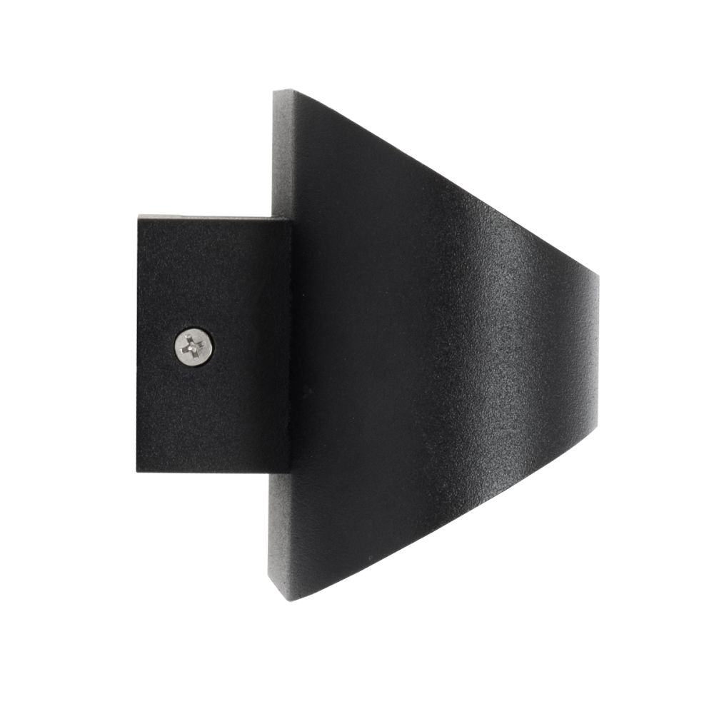 GLOBOSTAR® EDEN 60670 Μοντέρνο Φωτιστικό Τοίχου - Απλίκα LED 10W 950lm 60° AC 220-240V IP20 Θερμό Λευκό 2700K - Bridgelux COB Chip & TÜV SÜD Driver - Μαύρο Ματ - Μ16 x Π10.5 x Υ9cm - 3 Χρόνια Εγγύηση
