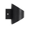 GLOBOSTAR® EDEN 60670 Μοντέρνο Φωτιστικό Τοίχου - Απλίκα LED 10W 950lm 60° AC 220-240V IP20 Θερμό Λευκό 2700K - Bridgelux COB Chip & TÜV SÜD Driver - Μαύρο Ματ - Μ16 x Π10.5 x Υ9cm - 3 Χρόνια Εγγύηση