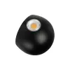 GLOBOSTAR® VEGA 60672 Μοντέρνο Φωτιστικό Τοίχου - Απλίκα LED 6W 750lm 30° AC 220-240V Αδιάβροχο IP65 Θερμό Λευκό 2700K - Bridgelux COB Chip & TÜV SÜD Driver - Μαύρο Ματ - Μ10 x Π7.5 x Υ10cm - 5 Χρόνια Εγγύηση