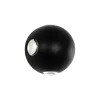 GLOBOSTAR® VEGA 60673 Μοντέρνο Φωτιστικό Τοίχου - Απλίκα LED 12W 1500lm 30° AC 220-240V Αδιάβροχο IP65 Θερμό Λευκό 2700K - Bridgelux COB Chip & TÜV SÜD Driver - Μαύρο Ματ - Μ10 x Π7.5 x Υ10cm - 5 Χρόνια Εγγύηση