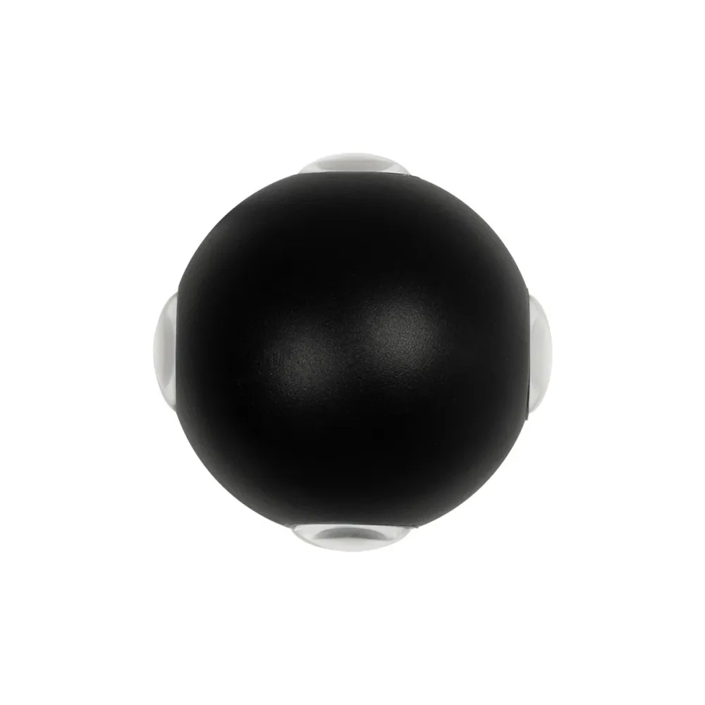 GLOBOSTAR® VEGA 60673 Μοντέρνο Φωτιστικό Τοίχου - Απλίκα LED 12W 1500lm 30° AC 220-240V Αδιάβροχο IP65 Θερμό Λευκό 2700K - Bridgelux COB Chip & TÜV SÜD Driver - Μαύρο Ματ - Μ10 x Π7.5 x Υ10cm - 5 Χρόνια Εγγύηση