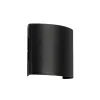 GLOBOSTAR® SIXOAD 60676 Μοντέρνο Φωτιστικό Τοίχου - Απλίκα LED 4W 400lm 30° AC 220-240V Αδιάβροχο IP65 Θερμό Λευκό 2700K - CREE XPE Chip & TÜV SÜD Driver - Μαύρο Ματ - Μ8.5 x Π3.5 x Υ8cm - 5 Χρόνια Εγγύηση