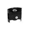 GLOBOSTAR® SIXOAD 60676 Μοντέρνο Φωτιστικό Τοίχου - Απλίκα LED 4W 400lm 30° AC 220-240V Αδιάβροχο IP65 Θερμό Λευκό 2700K - CREE XPE Chip & TÜV SÜD Driver - Μαύρο Ματ - Μ8.5 x Π3.5 x Υ8cm - 5 Χρόνια Εγγύηση