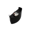 GLOBOSTAR® SIXOAD 60676 Μοντέρνο Φωτιστικό Τοίχου - Απλίκα LED 4W 400lm 30° AC 220-240V Αδιάβροχο IP65 Θερμό Λευκό 2700K - CREE XPE Chip & TÜV SÜD Driver - Μαύρο Ματ - Μ8.5 x Π3.5 x Υ8cm - 5 Χρόνια Εγγύηση