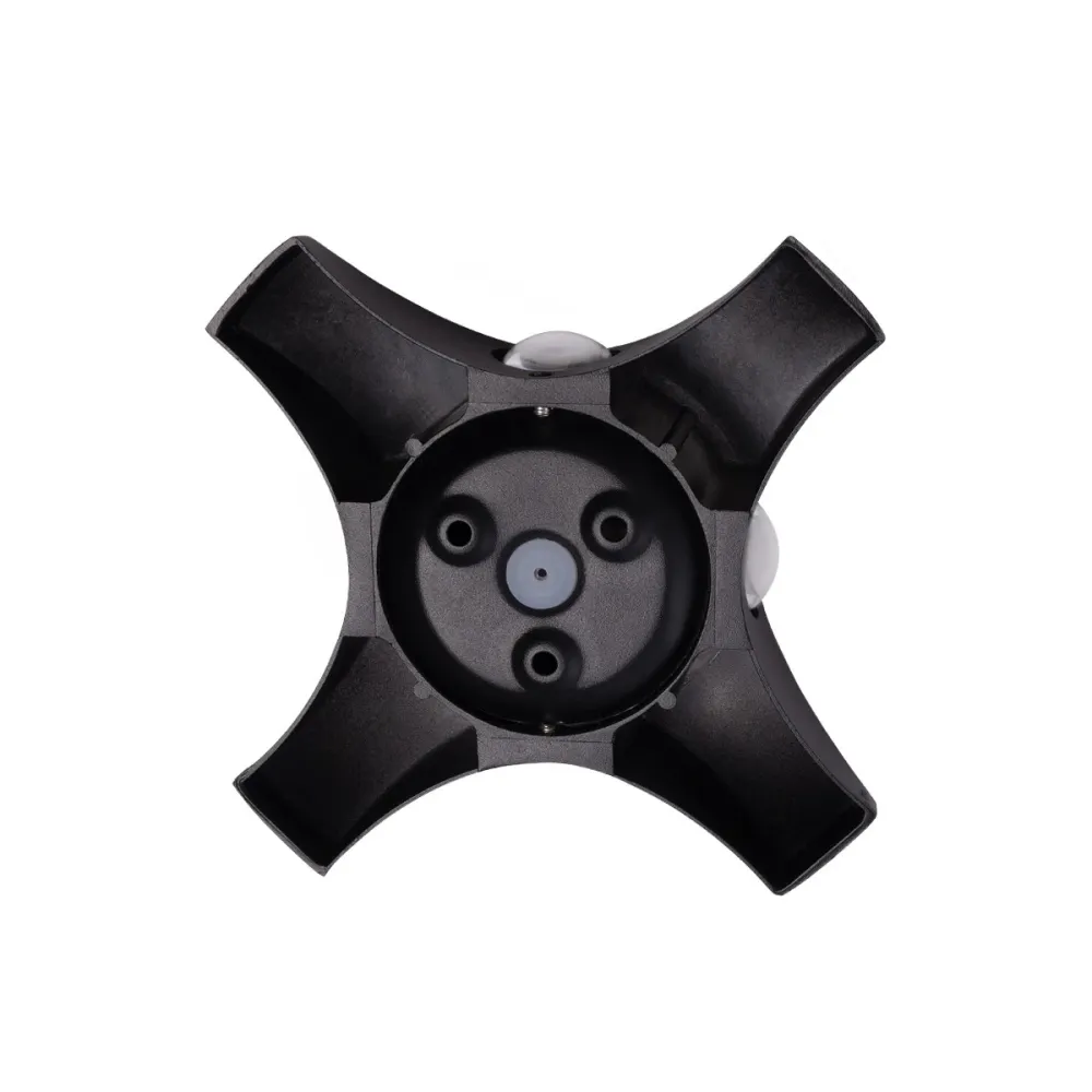 GLOBOSTAR® SPARK 60683 Μοντέρνο Φωτιστικό Τοίχου - Απλίκα LED 8W 800lm 30° AC 220-240V Αδιάβροχο IP65 Θερμό Λευκό 2700K - CREE XPE Chip & TÜV SÜD Driver - Μαύρο Ματ - Μ14.5 x Π5 x Υ14.5cm - 5 Χρόνια Εγγύηση