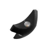 GLOBOSTAR® SPARK 60683 Μοντέρνο Φωτιστικό Τοίχου - Απλίκα LED 8W 800lm 30° AC 220-240V Αδιάβροχο IP65 Θερμό Λευκό 2700K - CREE XPE Chip & TÜV SÜD Driver - Μαύρο Ματ - Μ14.5 x Π5 x Υ14.5cm - 5 Χρόνια Εγγύηση