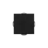GLOBOSTAR® HIKARI 60686 Μοντέρνο Φωτιστικό Τοίχου - Απλίκα LED 8W 1000lm 30° AC 220-240V Αδιάβροχο IP65 Θερμό Λευκό 2700K - CREE XPE Chip & TÜV SÜD Driver - Μαύρο Ματ - Μ9 x Π4 x Υ9cm - 5 Χρόνια Εγγύηση