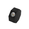 GLOBOSTAR® HIKARI 60687 Μοντέρνο Φωτιστικό Τοίχου - Απλίκα LED 8W 800lm 30° AC 220-240V Αδιάβροχο IP65 Θερμό Λευκό 2700K - CREE XPE Chip & TÜV SÜD Driver - Μαύρο Ματ - Μ10 x Π4 x Υ10cm - 5 Χρόνια Εγγύηση