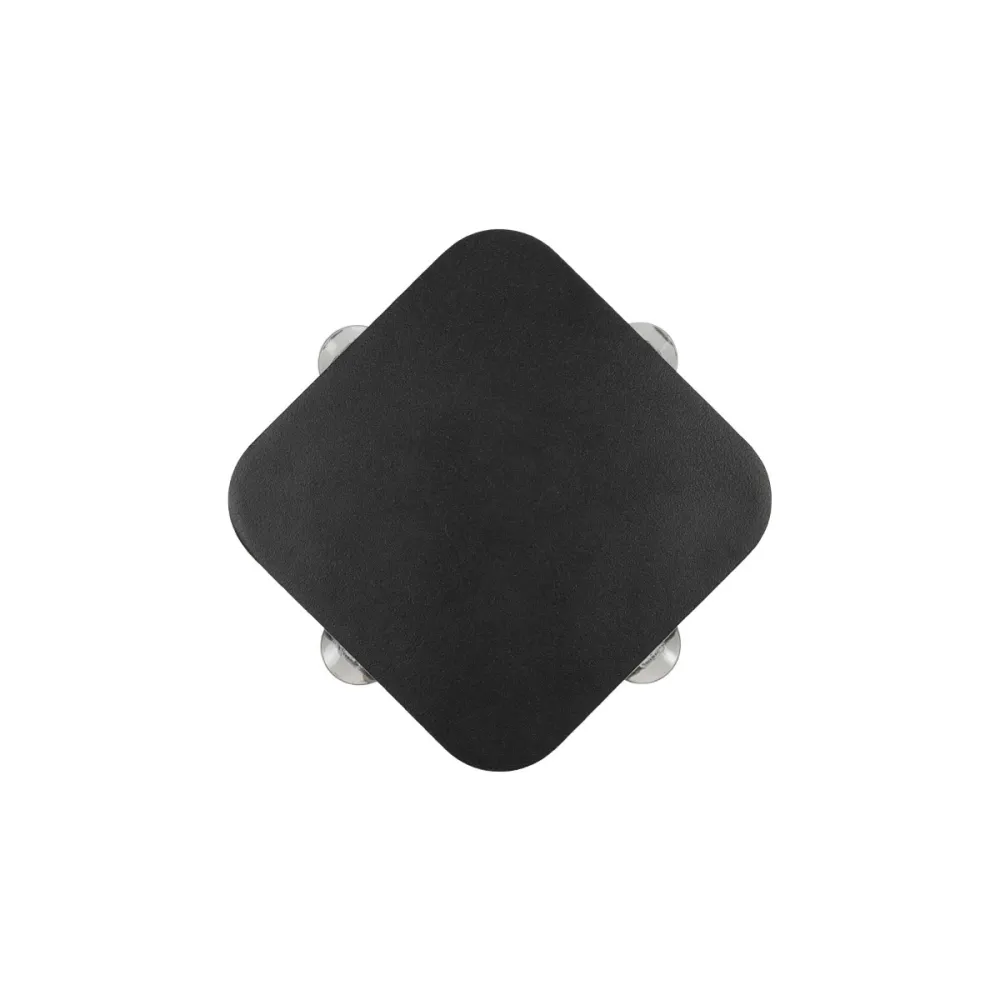 GLOBOSTAR® LUZ 60688 Μοντέρνο Φωτιστικό Τοίχου - Απλίκα LED 8W 1000lm 10° AC 220-240V Αδιάβροχο IP65 Θερμό Λευκό 2700K - CREE XPE Chip & TÜV SÜD Driver - Μαύρο Ματ - Μ13.5 x Π4.5 x Υ13.5cm - 5 Χρόνια Εγγύηση