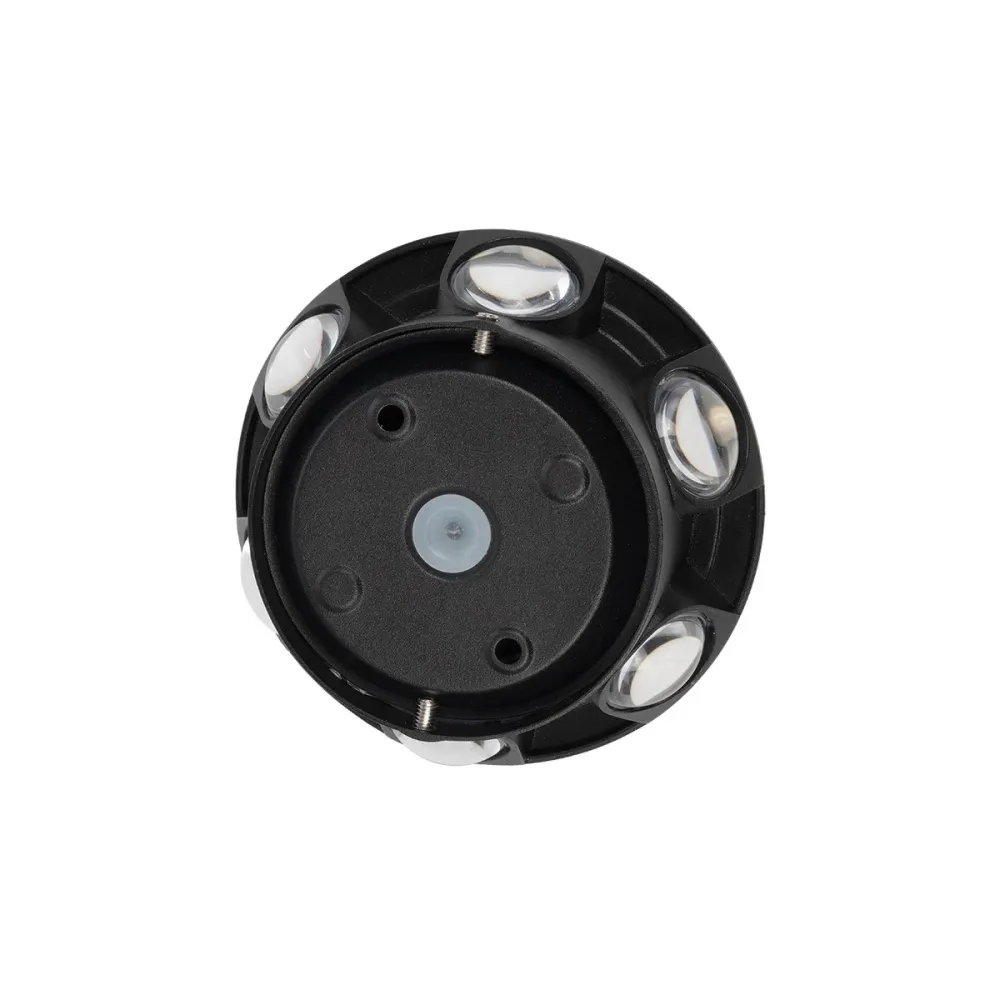 GLOBOSTAR® SOL 60690 Μοντέρνο Φωτιστικό Τοίχου - Απλίκα LED 12W 1500lm 30° AC 220-240V Αδιάβροχο IP65 Θερμό Λευκό 2700K - CREE XPE Chip & TÜV SÜD Driver - Μαύρο Ματ - Μ12 x Π5.5 x Υ12cm - 5 Χρόνια Εγγύηση