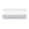 GLOBOSTAR® HORIZON 60691 Μοντέρνο Φωτιστικό Τοίχου - Απλίκα LED 15W 1575lm 120° AC 220-240V Αδιάβροχο IP65 Φυσικό Λευκό 4500K - Bridgelux SMD Chip - Λευκό Ματ - Μ23.5 x Π11 x Υ10cm - 3 Χρόνια Εγγύηση