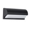 GLOBOSTAR® HORIZON 60693 Μοντέρνο Φωτιστικό Τοίχου - Απλίκα LED 15W 1575lm 120° AC 220-240V Αδιάβροχο IP65 Φυσικό Λευκό 4500K - Bridgelux SMD Chip - Μαύρο Ματ - Μ23.5 x Π11 x Υ10cm - 3 Χρόνια Εγγύηση