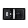 GLOBOSTAR® CELESTIAL 60695 Μοντέρνο Φωτιστικό Τοίχου - Απλίκα LED 15W 1575lm 120° AC 220-240V Αδιάβροχο IP65 Φυσικό Λευκό 4500K - Bridgelux SMD Chip - Γκρι Ματ - Μ26 x Π9 x Υ13.5cm - 3 Χρόνια Εγγύηση