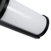 GLOBOSTAR® CELESTIAL 60696 Μοντέρνο Φωτιστικό Τοίχου - Απλίκα LED 15W 1575lm 120° AC 220-240V Αδιάβροχο IP65 Φυσικό Λευκό 4500K - Bridgelux SMD Chip - Μαύρο Ματ - Μ26 x Π9 x Υ13.5cm - 3 Χρόνια Εγγύηση