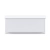 GLOBOSTAR® CITYSCAPE 60697 Μοντέρνο Φωτιστικό Τοίχου - Απλίκα LED 18W 1890lm 120° AC 220-240V Αδιάβροχο IP65 Φυσικό Λευκό 4500K - Bridgelux SMD Chip - Λευκό Ματ - Μ23.5 x Π11 x Υ10cm - 3 Χρόνια Εγγύηση