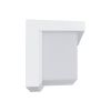 GLOBOSTAR® CITYSCAPE 60697 Μοντέρνο Φωτιστικό Τοίχου - Απλίκα LED 18W 1890lm 120° AC 220-240V Αδιάβροχο IP65 Φυσικό Λευκό 4500K - Bridgelux SMD Chip - Λευκό Ματ - Μ23.5 x Π11 x Υ10cm - 3 Χρόνια Εγγύηση