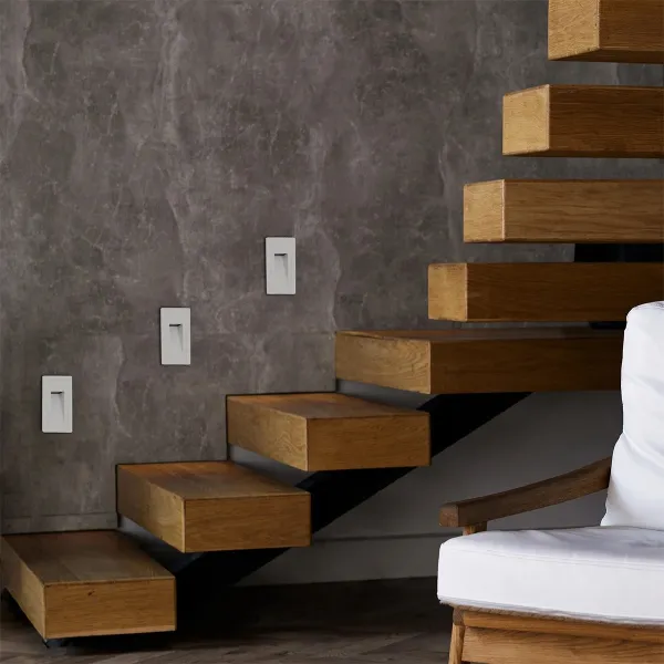 kelvo® STEPART KLV-101-0091 Μοντέρνο Χωνευτό Φωτιστικό Σκαλοπατιού - Διαδρόμου LED 3W 375lm 45° AC 220-240V Αδιάβροχο IP65 Θερμό Λευκό 2700K - Lumileds SMD Chip & TÜV SÜD Driver - Λευκό Ματ - Μ6 x Π5.5 x Υ10cm / Q5 x 9.61cm - 5 Χρόνια Εγγύηση