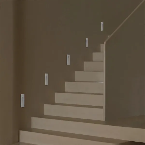 kelvo® STEPART KLV-101-0094 Μοντέρνο Χωνευτό Φωτιστικό Σκαλοπατιού - Διαδρόμου LED 7W 735lm 45° AC 220-240V Αδιάβροχο IP65 Θερμό Λευκό 2700K - Lumileds SMD Chip & TÜV SÜD Driver - Λευκό Ματ - Μ6.5 x Π6.5 x Υ21cm / Q5.41 x 18.9cm - 5 Χρόνια Εγγύηση