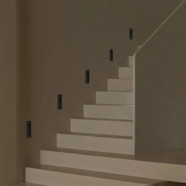 kelvo® STEPART KLV-101-0092 Μοντέρνο Χωνευτό Φωτιστικό Σκαλοπατιού - Διαδρόμου LED 7W 735lm 45° AC 220-240V Αδιάβροχο IP65 Θερμό Λευκό 2700K - Lumileds SMD Chip & TÜV SÜD Driver - Μαύρο Ματ - Μ6.5 x Π6.5 x Υ21cm / Q5.41 x 18.9cm - 5 Χρόνια Εγγύηση