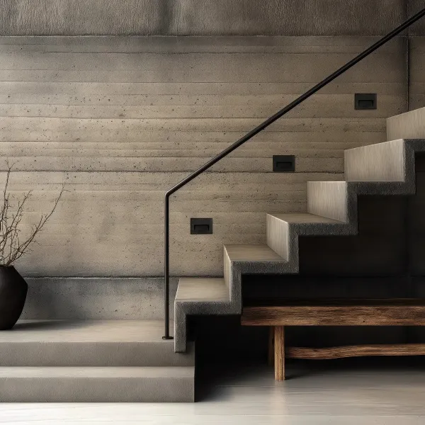 kelvo® STEPART KLV-101-0083 Μοντέρνο Χωνευτό Φωτιστικό Σκαλοπατιού - Διαδρόμου LED 6W 750lm 45° AC 220-240V Αδιάβροχο IP65 Θερμό Λευκό 2700K - Lumileds SMD Chip & TÜV SÜD Driver - Μαύρο Ματ - Μ11.5 x Π5.3 x Υ8.3cm / Q10.63 x 7.61cm - 5 Χρόνια Εγγύηση