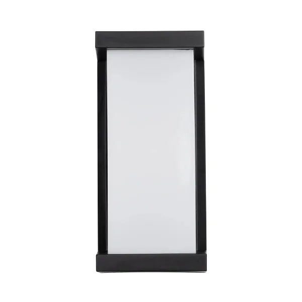 GLOBOSTAR® LOFT 60758 Μοντέρνο Φωτιστικό Τοίχου - Απλίκα LED 18W 1890lm 120° AC 220-240V Αδιάβροχο IP65 Φυσικό Λευκό 4500K - Bridgelux SMD Chip - Μαύρο Ματ - Μ24.5 x Π11 x Υ9.5cm - 3 Χρόνια Εγγύηση