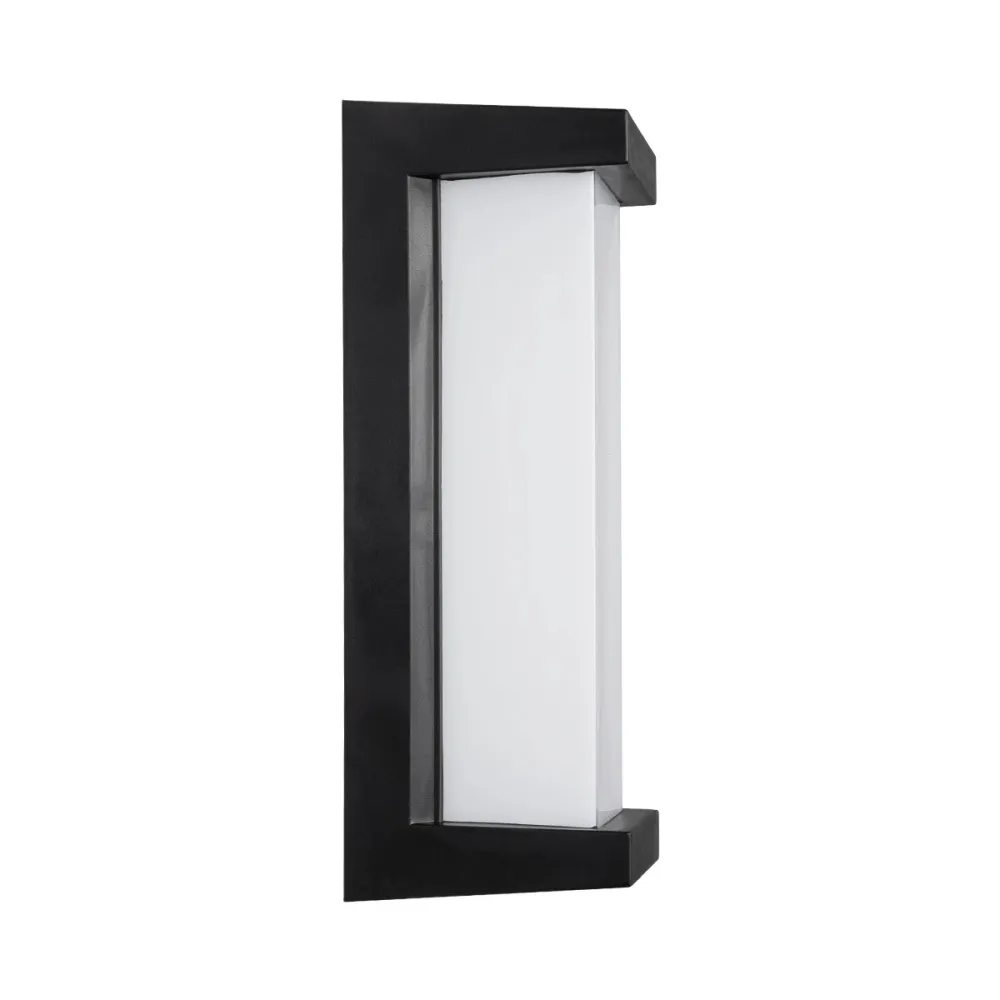 GLOBOSTAR® LOFT 60758 Μοντέρνο Φωτιστικό Τοίχου - Απλίκα LED 18W 1890lm 120° AC 220-240V Αδιάβροχο IP65 Φυσικό Λευκό 4500K - Bridgelux SMD Chip - Μαύρο Ματ - Μ24.5 x Π11 x Υ9.5cm - 3 Χρόνια Εγγύηση