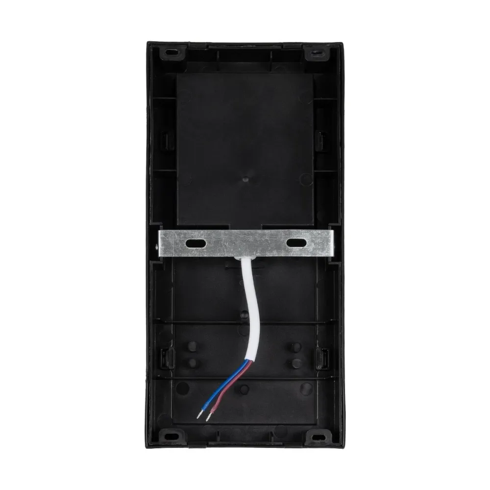 GLOBOSTAR® LOFT 60758 Μοντέρνο Φωτιστικό Τοίχου - Απλίκα LED 18W 1890lm 120° AC 220-240V Αδιάβροχο IP65 Φυσικό Λευκό 4500K - Bridgelux SMD Chip - Μαύρο Ματ - Μ24.5 x Π11 x Υ9.5cm - 3 Χρόνια Εγγύηση