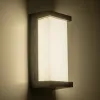 GLOBOSTAR® LOFT 60758 Μοντέρνο Φωτιστικό Τοίχου - Απλίκα LED 18W 1890lm 120° AC 220-240V Αδιάβροχο IP65 Φυσικό Λευκό 4500K - Bridgelux SMD Chip - Μαύρο Ματ - Μ24.5 x Π11 x Υ9.5cm - 3 Χρόνια Εγγύηση