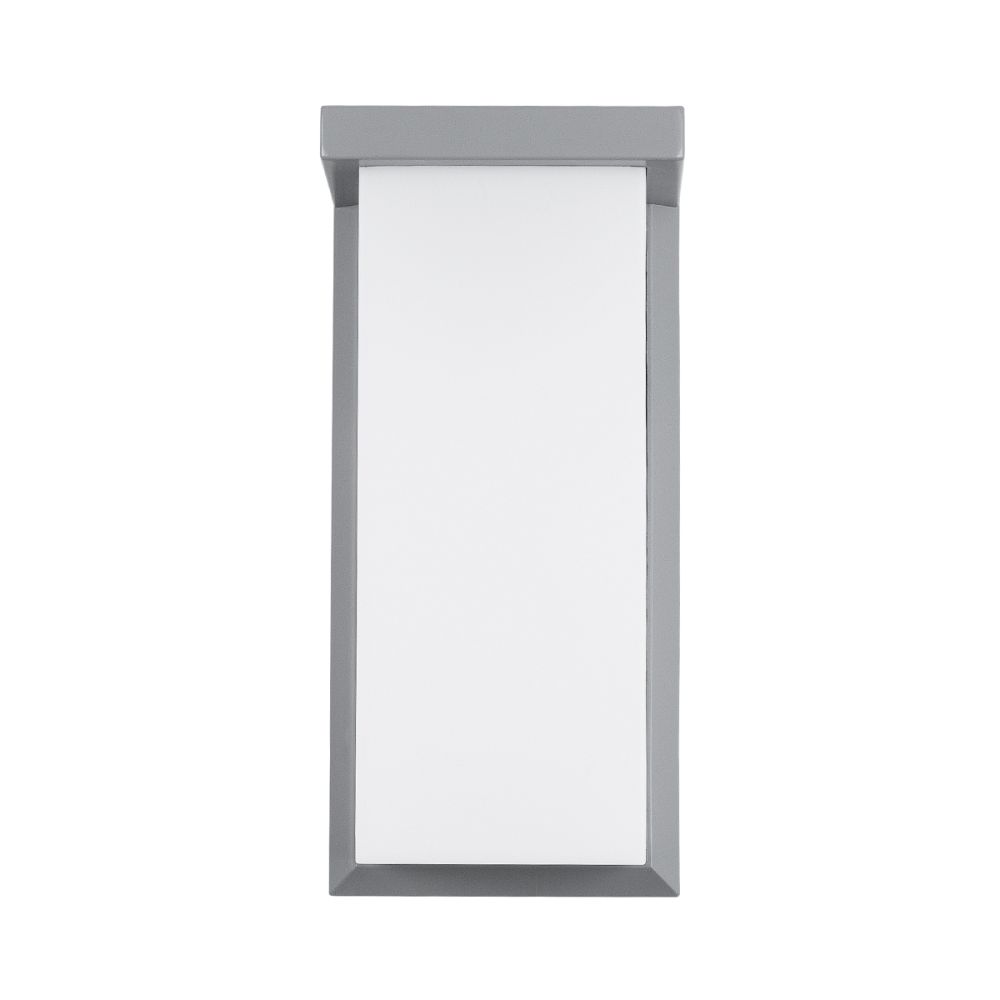 GLOBOSTAR® LOFT 60759 Μοντέρνο Φωτιστικό Τοίχου - Απλίκα LED 18W 1890lm 120° AC 220-240V Αδιάβροχο IP65 Φυσικό Λευκό 4500K - Bridgelux SMD Chip - Γκρι Ματ - Μ24.5 x Π11 x Υ9.5cm - 3 Χρόνια Εγγύηση