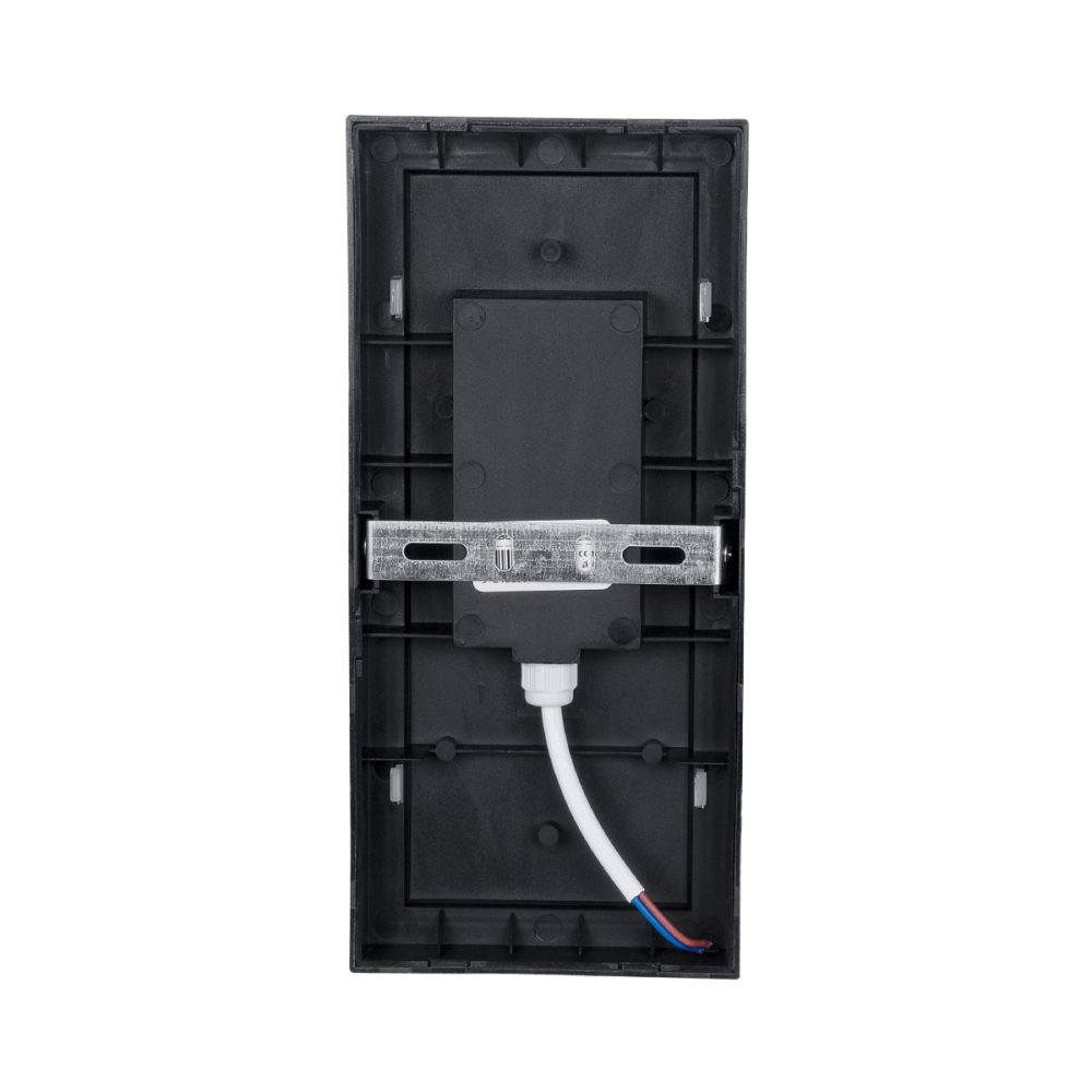 GLOBOSTAR® LOFT 60759 Μοντέρνο Φωτιστικό Τοίχου - Απλίκα LED 18W 1890lm 120° AC 220-240V Αδιάβροχο IP65 Φυσικό Λευκό 4500K - Bridgelux SMD Chip - Γκρι Ματ - Μ24.5 x Π11 x Υ9.5cm - 3 Χρόνια Εγγύηση