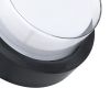 GLOBOSTAR® NEXUS 60761 Μοντέρνο Φωτιστικό Τοίχου - Απλίκα LED 10W 1050lm 120° AC 220-240V Αδιάβροχο IP65 Φυσικό Λευκό 4500K - Bridgelux SMD Chip - Μαύρο Ματ - Μ17 x Π17 x Υ9cm - 3 Χρόνια Εγγύηση