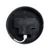 GLOBOSTAR® NEXUS 60761 Μοντέρνο Φωτιστικό Τοίχου - Απλίκα LED 10W 1050lm 120° AC 220-240V Αδιάβροχο IP65 Φυσικό Λευκό 4500K - Bridgelux SMD Chip - Μαύρο Ματ - Μ17 x Π17 x Υ9cm - 3 Χρόνια Εγγύηση