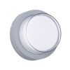 GLOBOSTAR® NEXUS 60762 Μοντέρνο Φωτιστικό Τοίχου - Απλίκα LED 10W 1050lm 120° AC 220-240V Αδιάβροχο IP65 Φυσικό Λευκό 4500K - Bridgelux SMD Chip - Γκρι - Μ17 x Π17 x Υ9cm - 3 Χρόνια Εγγύηση