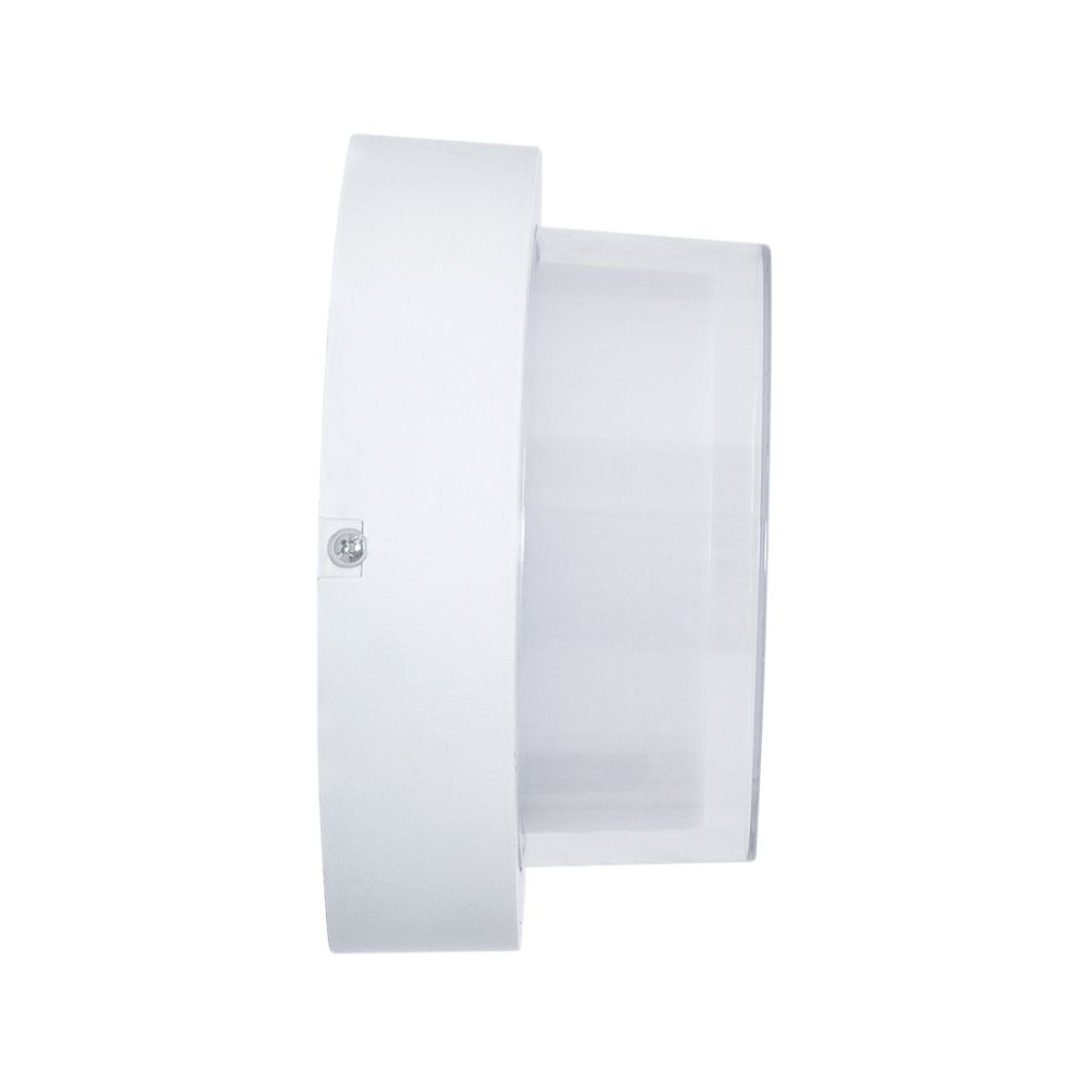 GLOBOSTAR® NEXUS 60763 Μοντέρνο Φωτιστικό Τοίχου - Απλίκα LED 10W 1050lm 120° AC 220-240V Αδιάβροχο IP65 Φυσικό Λευκό 4500K - Bridgelux SMD Chip - Λευκό Ματ - Μ17 x Π17 x Υ9cm - 3 Χρόνια Εγγύηση