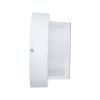 GLOBOSTAR® NEXUS 60763 Μοντέρνο Φωτιστικό Τοίχου - Απλίκα LED 10W 1050lm 120° AC 220-240V Αδιάβροχο IP65 Φυσικό Λευκό 4500K - Bridgelux SMD Chip - Λευκό Ματ - Μ17 x Π17 x Υ9cm - 3 Χρόνια Εγγύηση